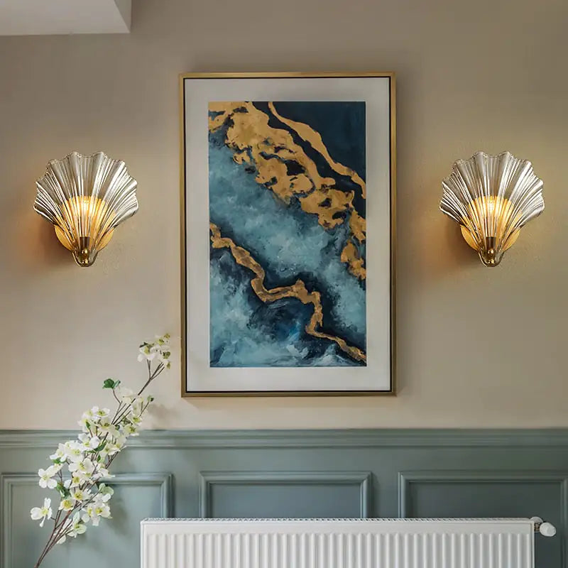 Copper Shell Wall Lamp